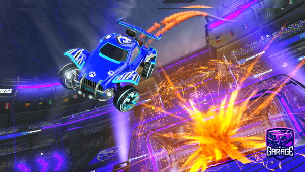 A Rocket League car design from sandeross