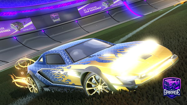 A Rocket League car design from JMarkall