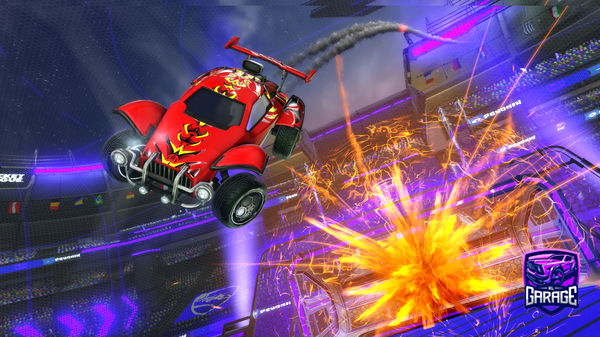 A Rocket League car design from goobd