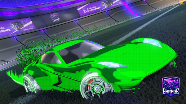 A Rocket League car design from WildGrayWolf