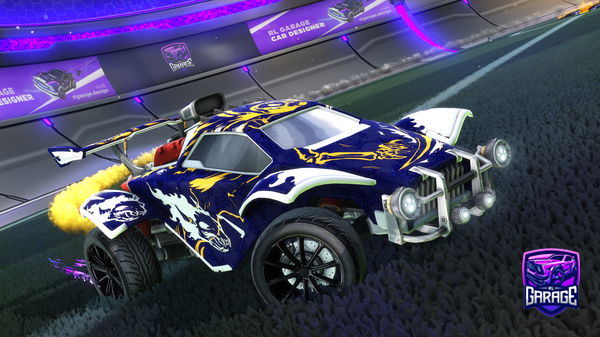 A Rocket League car design from MidgetMoo22