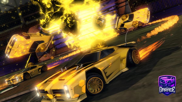 A Rocket League car design from cheesfood