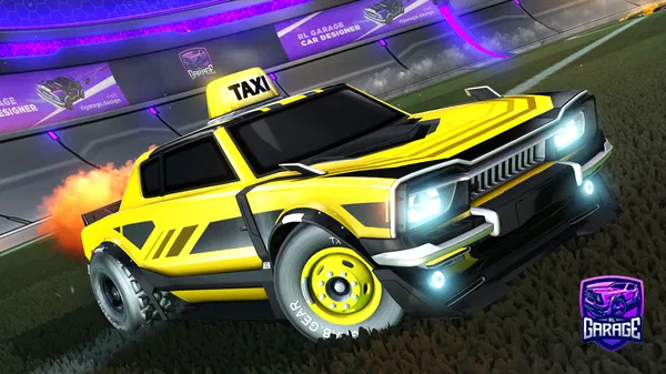 A Rocket League car design from Staggo