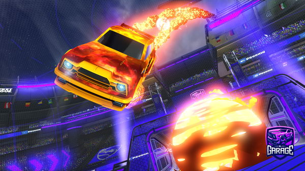 A Rocket League car design from plusPro718