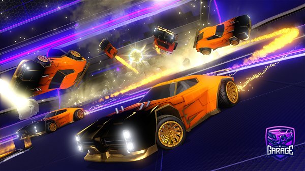 A Rocket League car design from FiftyF1VE7888