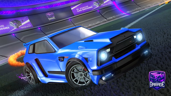 A Rocket League car design from lux_on_yt