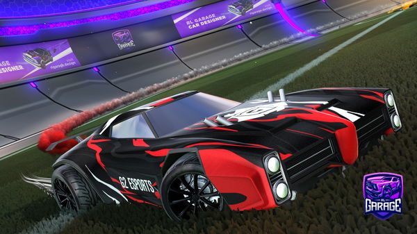 A Rocket League car design from Asahno_350