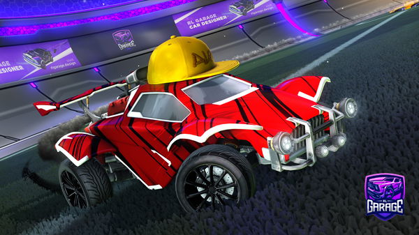 A Rocket League car design from Pedro-21