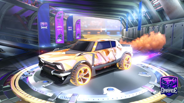 A Rocket League car design from EXALTERGG