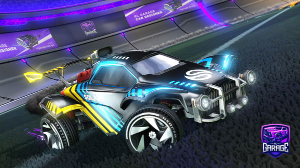 A Rocket League car design from Kekeluipa