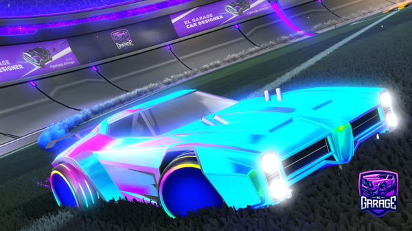 A Rocket League car design from hendersonowls