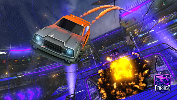 A Rocket League car design from bappleton