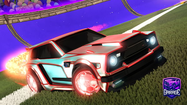 A Rocket League car design from LegallySoup