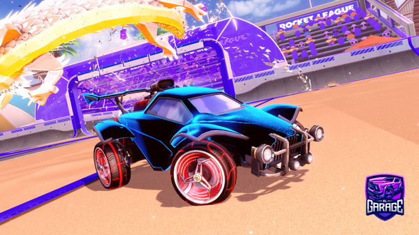 A Rocket League car design from Mataze