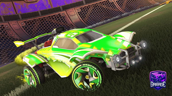 A Rocket League car design from boosted497