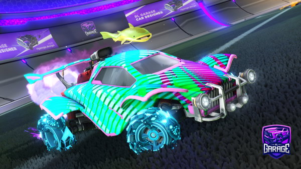 A Rocket League car design from WOrangutan