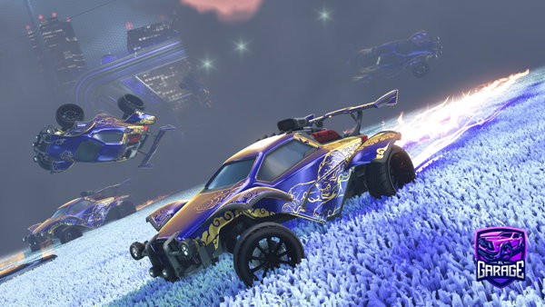 A Rocket League car design from Zyrpnytw