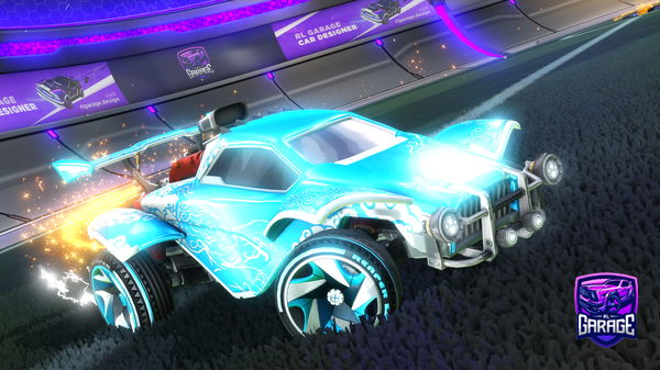 A Rocket League car design from lo-figi-rl