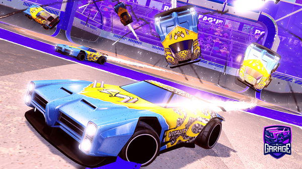 A Rocket League car design from Turbozox