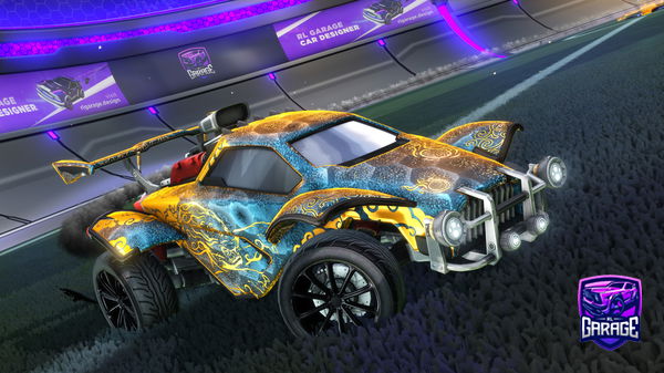 A Rocket League car design from TheGoodBoi119