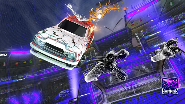 A Rocket League car design from GLANZA-_-EP91
