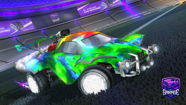 A Rocket League car design from Sjcrowley