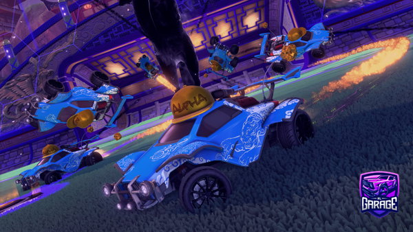 A Rocket League car design from CourtesyPlacexboxname