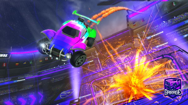 A Rocket League car design from wesamgamerXD