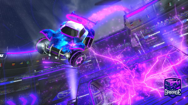 A Rocket League car design from Leafy104