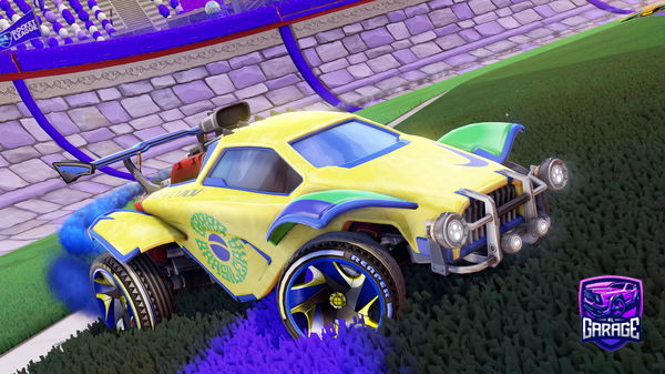 A Rocket League car design from Fabiolone