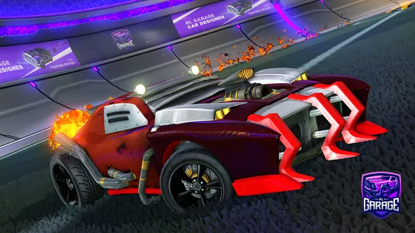 A Rocket League car design from WOOLOOGOD