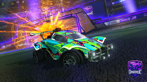 A Rocket League car design from Neptey