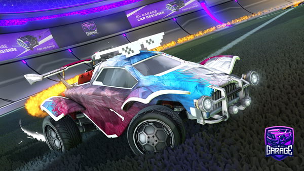 A Rocket League car design from vahuipon
