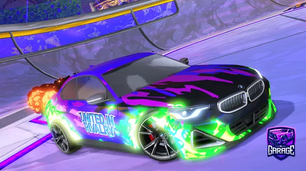 A Rocket League car design from SVA13