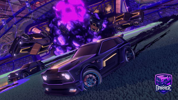 A Rocket League car design from Craux-