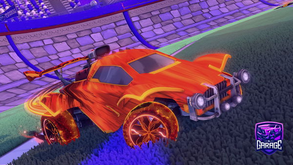 A Rocket League car design from SennaRLG