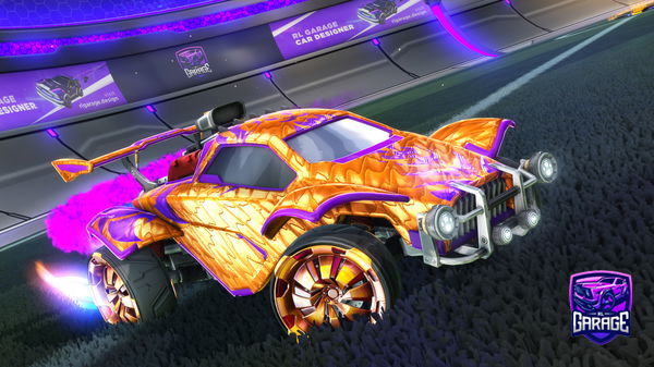 A Rocket League car design from abspielen