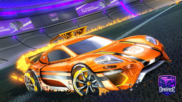 A Rocket League car design from Fufulescu