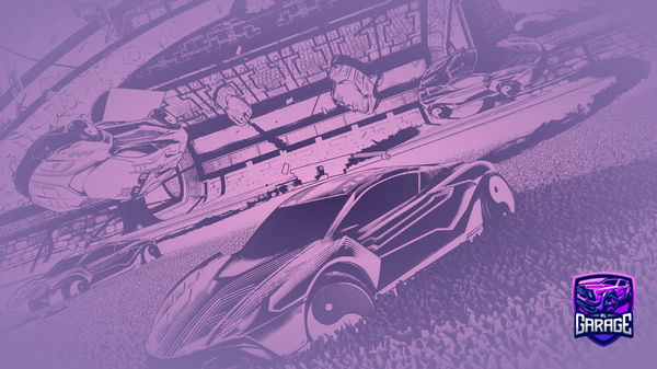 A Rocket League car design from Rainbow_cube24