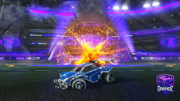 A Rocket League car design from simonetesirve