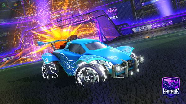 A Rocket League car design from Eltaf