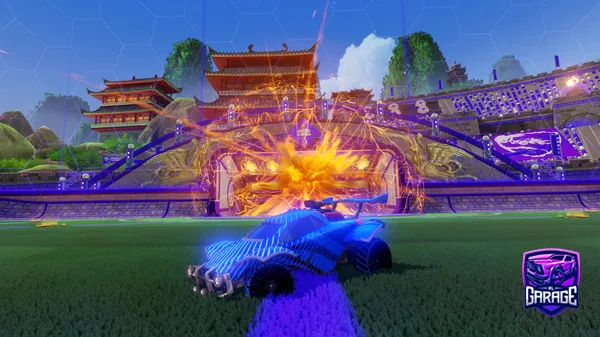 A Rocket League car design from Castrenza