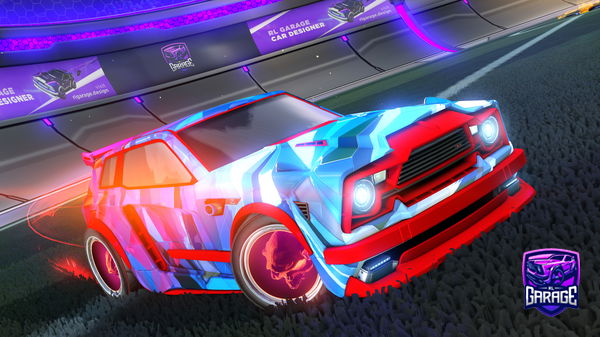 A Rocket League car design from everesti44