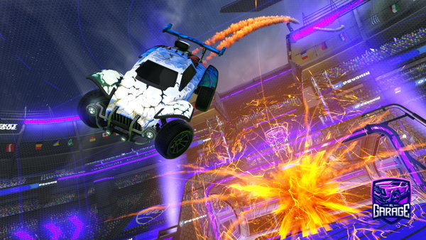 A Rocket League car design from JedPlays