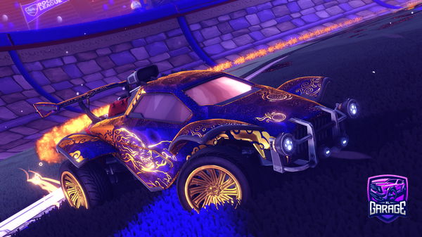 A Rocket League car design from MysticCasp3r
