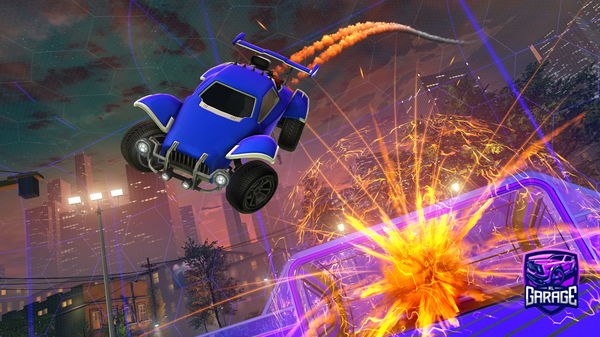 A Rocket League car design from xwaay