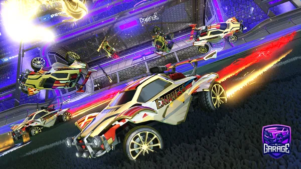 A Rocket League car design from HSA-MIXER