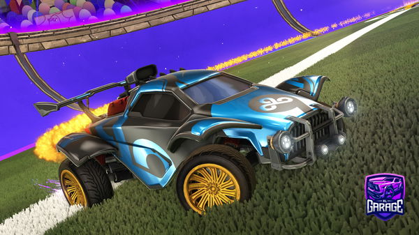 A Rocket League car design from Mat_Pro_21