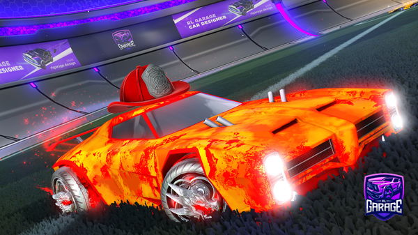 A Rocket League car design from supernoobbers