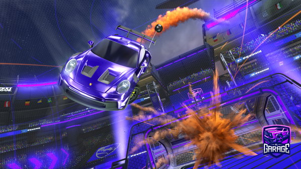 A Rocket League car design from SaremT